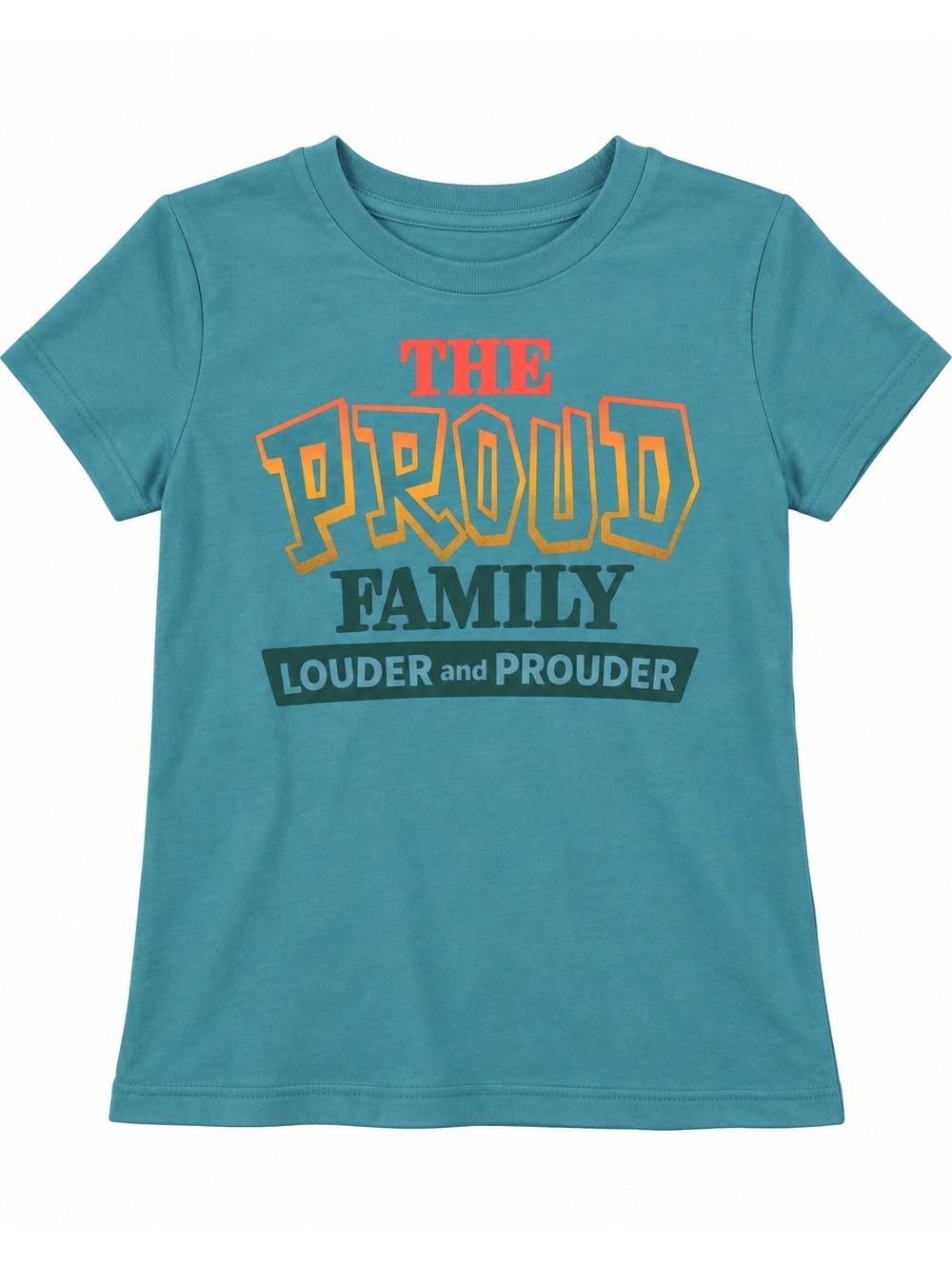 Disney The Proud Family Louder and Prouder Girls M 7/8 Blue Graphic T-Shirt NWT